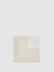 Men Silk Polka Dot Pocket Square in Champagne