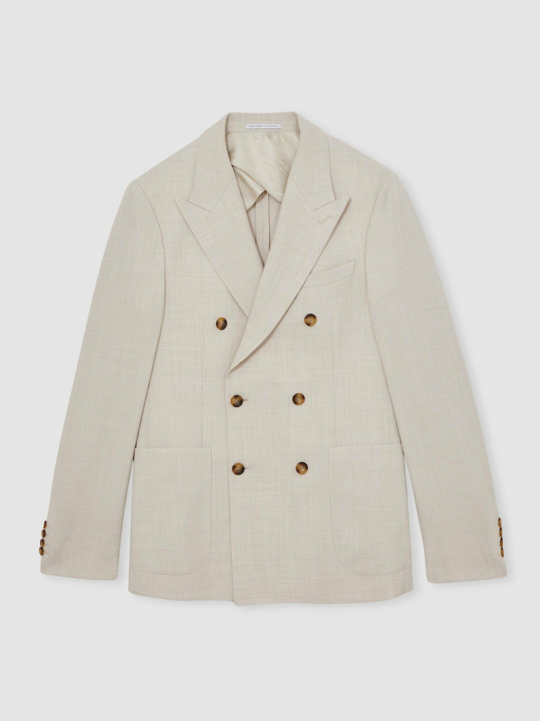 Men Suit Jacket in Stone