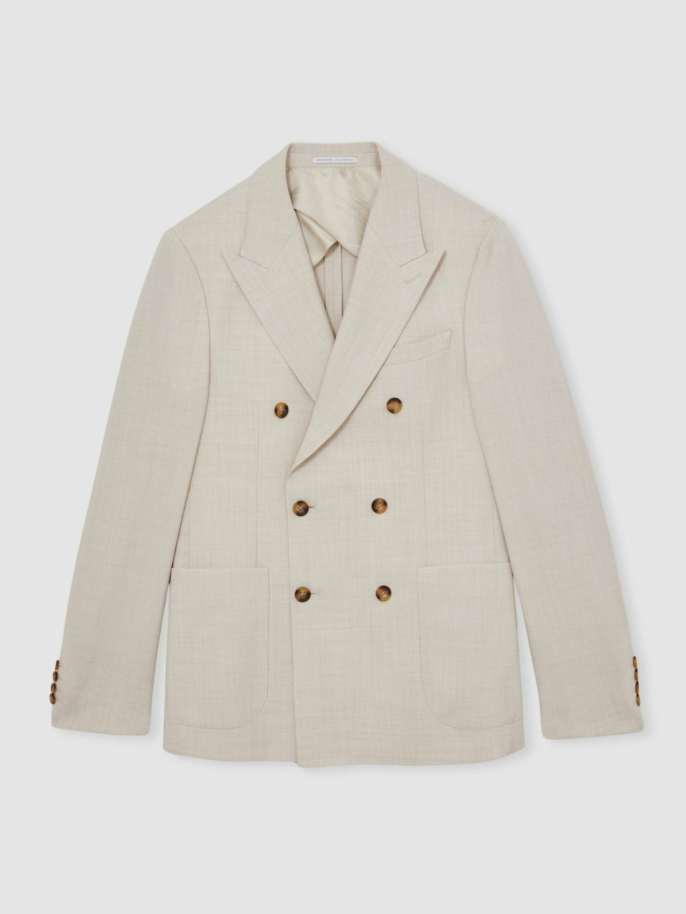 Men Suit Jacket in Stone