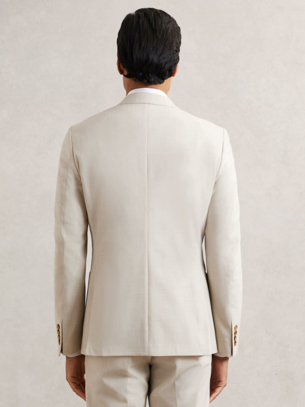 Men Suit Jacket in Stone