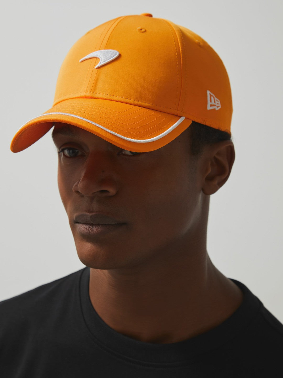 Men McLaren F1 Team Speedmark Logo Cap Unisex Fit in Papaya Orange
