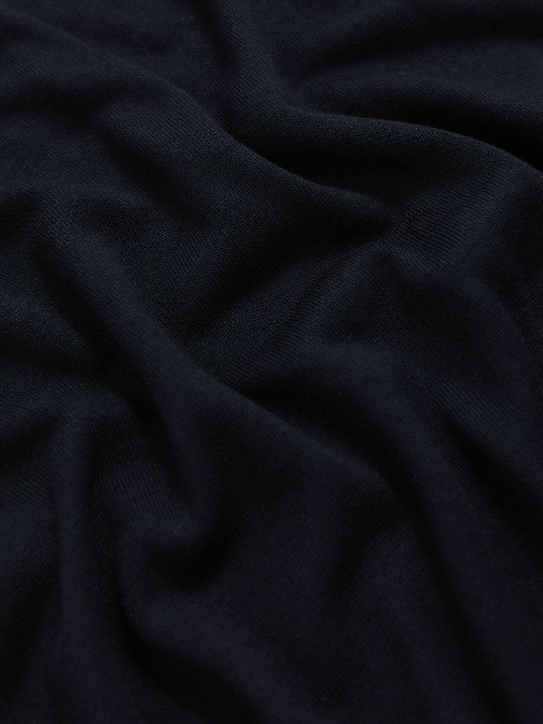 Women Jersey V-Neck Top in Navy