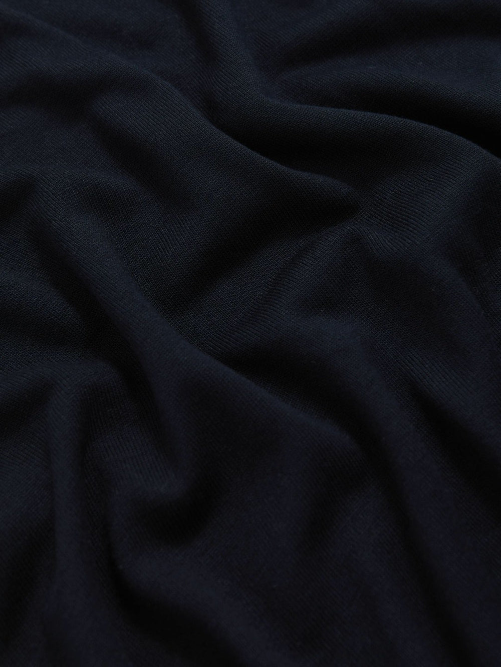 Women Jersey V-Neck Top in Navy