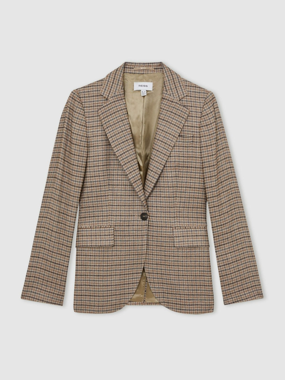 Women Jacket in Neutral Check
