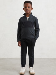 Children & Baby 9-13 yrs Interlock Drawstring Joggers in Navy Blue