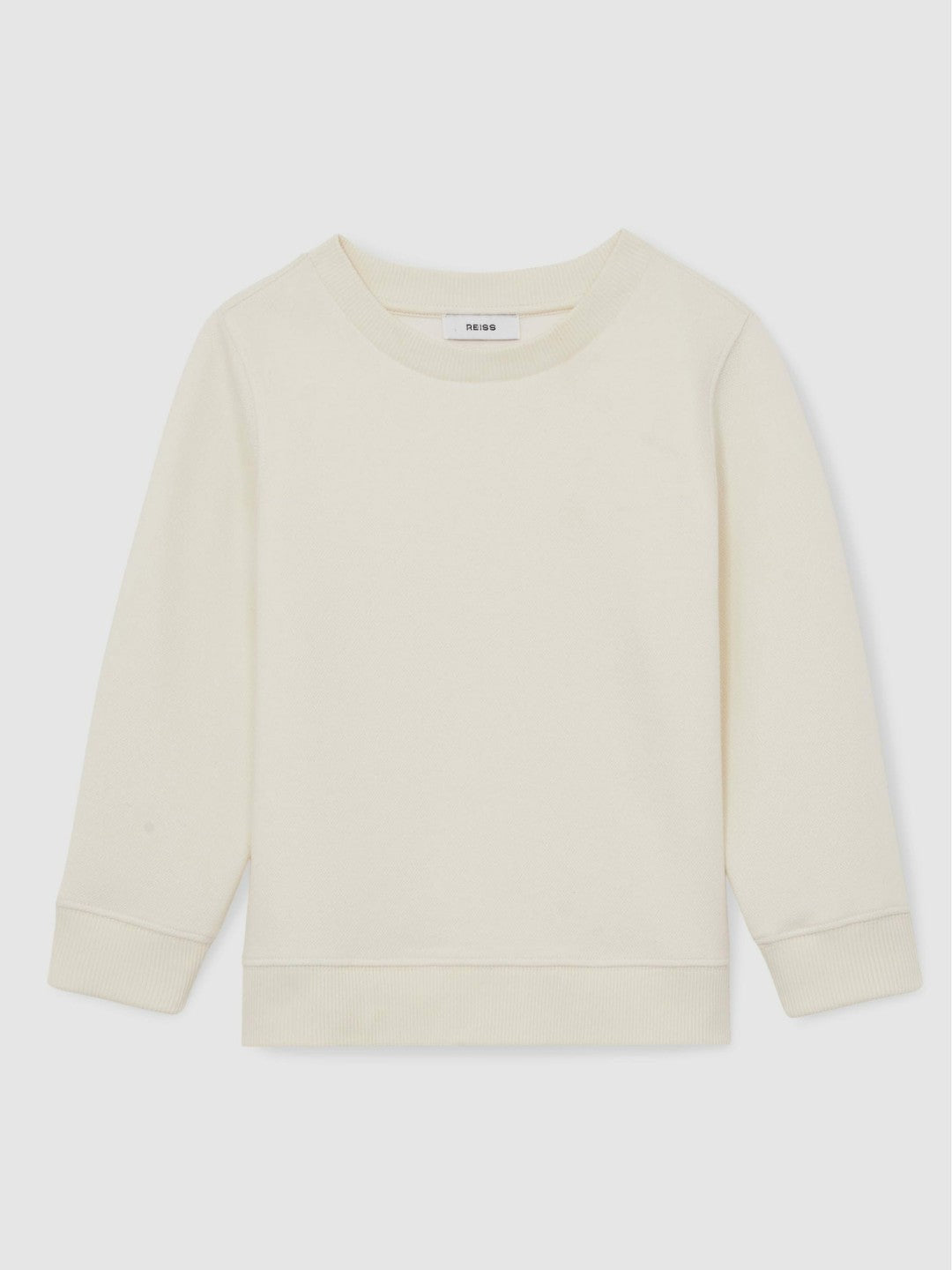 Children & Baby 9-13 yrs Cotton-Blend Textured Sweatshirt in Off White