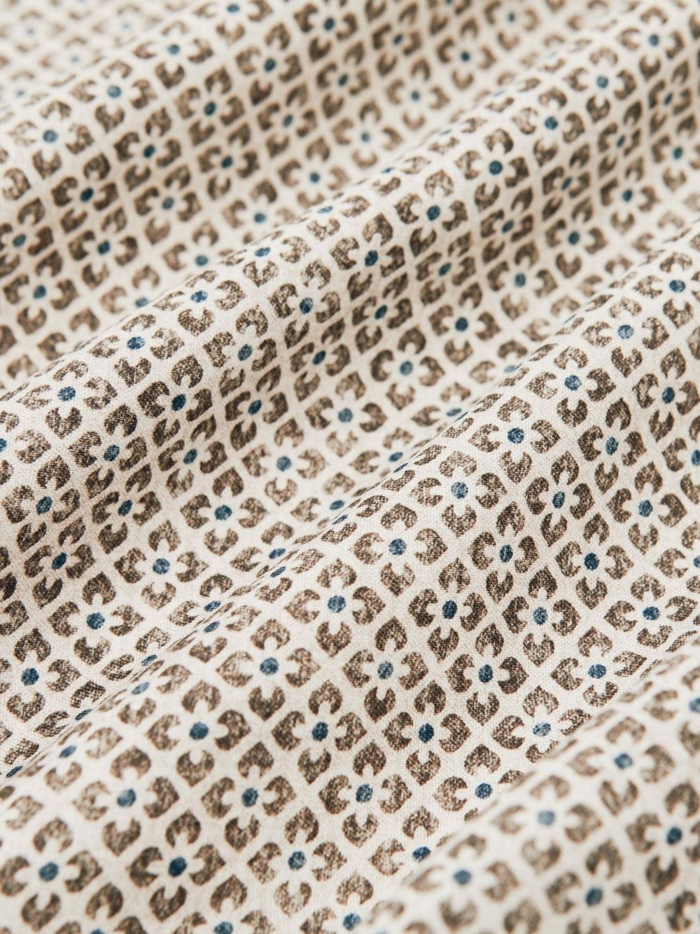 Men Pocket Square in Oatmeal Melange