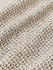 Men Pocket Square in Oatmeal Melange