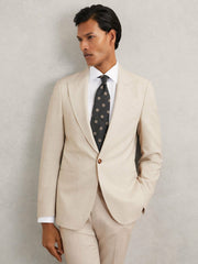 Men Suit Jacket in Stone