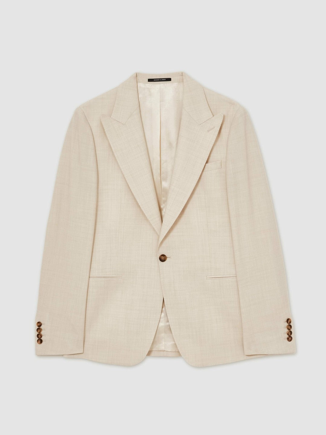Men Suit Jacket in Stone