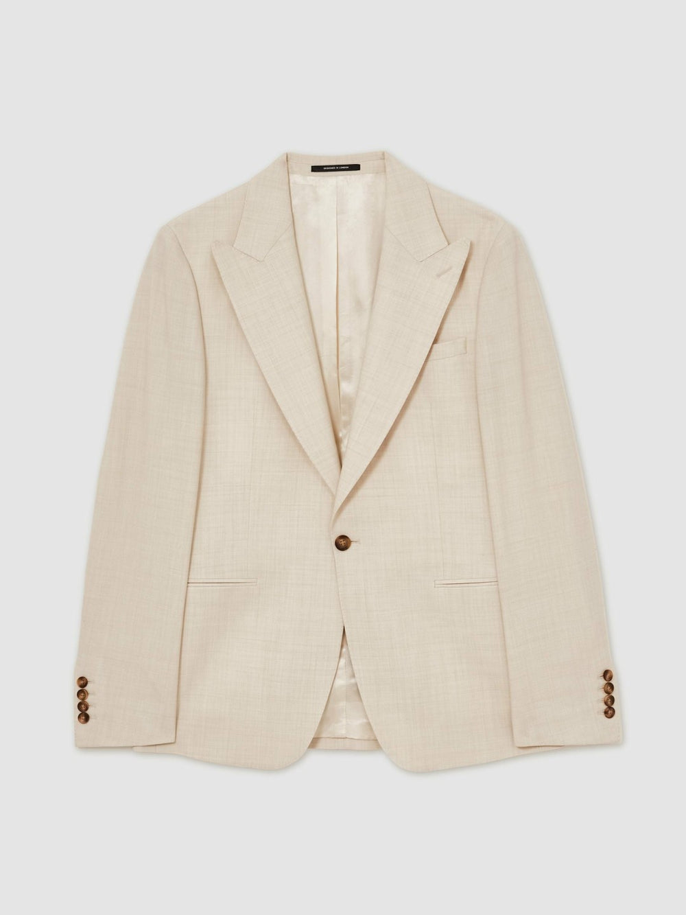 Men Suit Jacket in Stone
