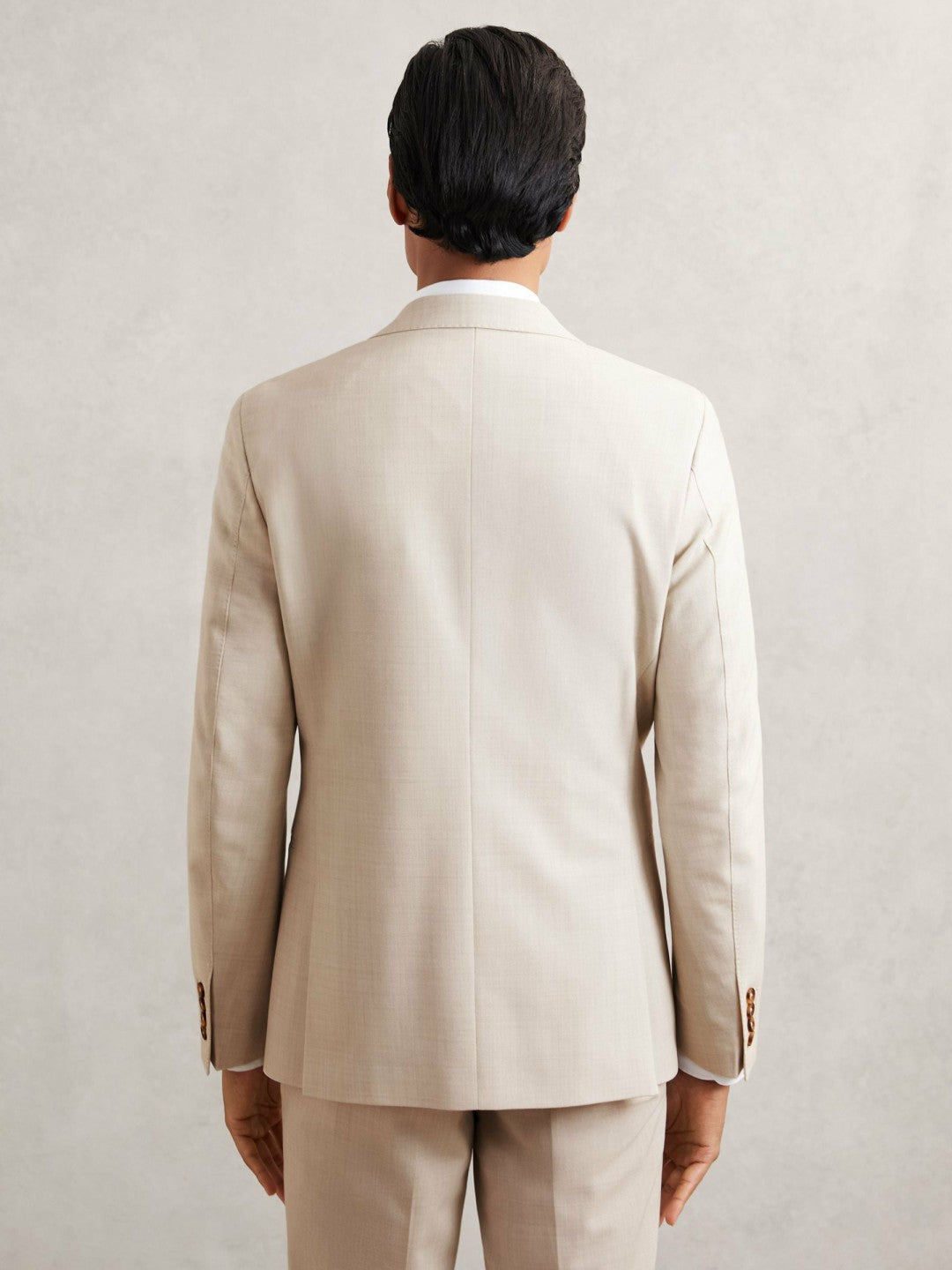 Men Suit Jacket in Stone