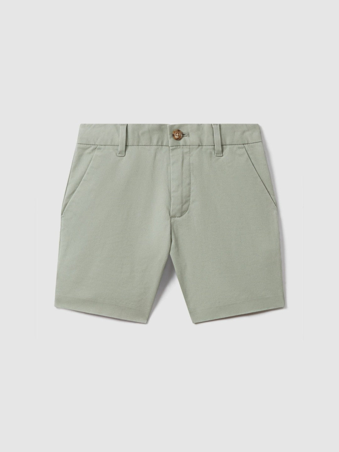 Children & Baby 3-9 yrs Cotton Chino Shorts with Stretch in Pistachio